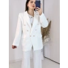 Beyaz Blazer Ceket Takım
