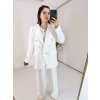 Beyaz Blazer Ceket Takım