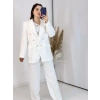 Beyaz Blazer Ceket Takım