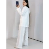 Beyaz Blazer Ceket Takım