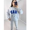 Gap Kapşonlu Gri Üç İplik Sweat Takım