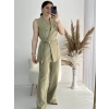 KUŞAKLI YELEK PANTOLON TAKIM HAKİ