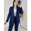 Lacivert Blazer Ceket Takım