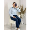 Mavi Kadın Gömlek