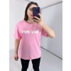 Mıu Pembe Oversize Tshirt