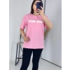 Mıu Pembe Oversize Tshirt