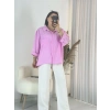 Pembe Ayrobin Salaş Gömlek