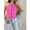 Pembe Tek Omuz Yelek