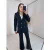 Siyah Blazer Ceket Takım
