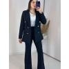 Siyah Blazer Ceket Takım