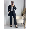 Siyah Düğmeli Ceket Takım