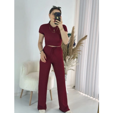 Bordo Bürümcük Takım