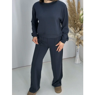 Antrasit Modal Kumaş Eşofman Takım