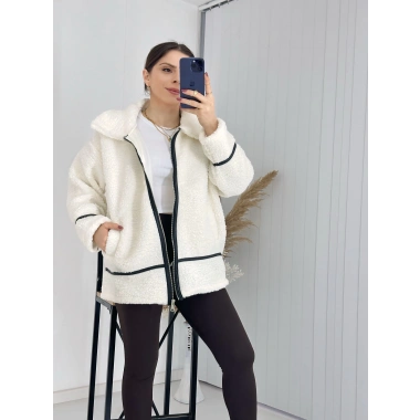 Astarlı Pelüş Ceket Mont