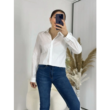Beyaz kadın Gömlek