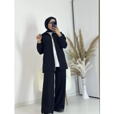 Gemici Yaka Fermuarlı İkili Takım