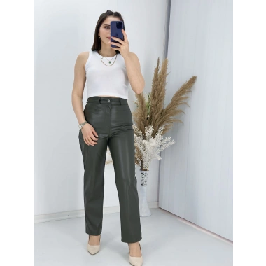 Haki Deri Pantolon