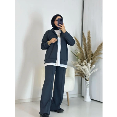 Premium Antrasit İkili Takım