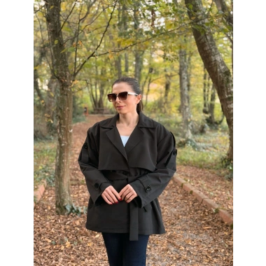 Premium Kalite Trenç Siyah