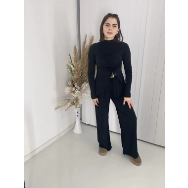 Sandy Kumaş Büzgülü Takım