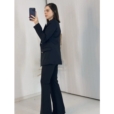 Siyah Blazer Ceket Takım