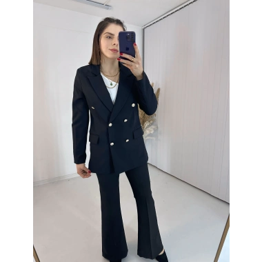 Siyah Blazer Ceket Takım