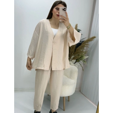 Tek Düğmeli Tensel Takım Taş