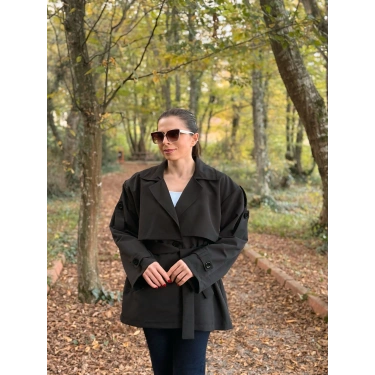 Premium Kalite Trenç Siyah