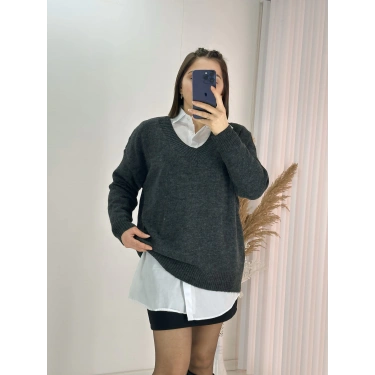 V Yaka Uzun Kazak Antrasit