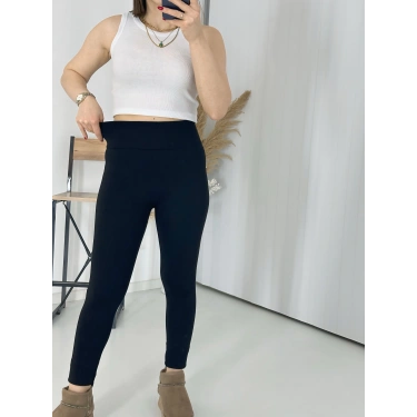 Yüksek Bel Toparlayıcı Çelik Örme Tayt