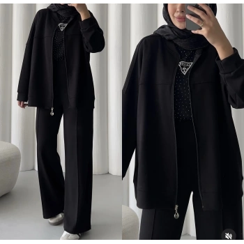 Premium Siyah İkili Takım