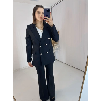 Siyah Blazer Ceket Takım