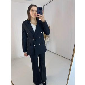 Siyah Blazer Ceket Takım