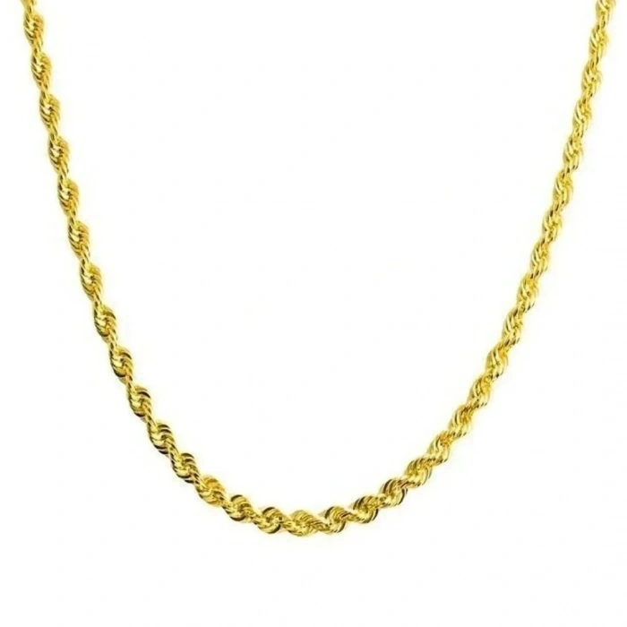 14 Ayar Altın 60 Cm Halat Zincir