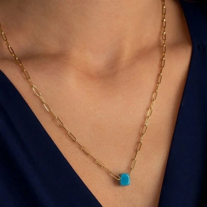 14 Ayar Altın Ataç Zincir