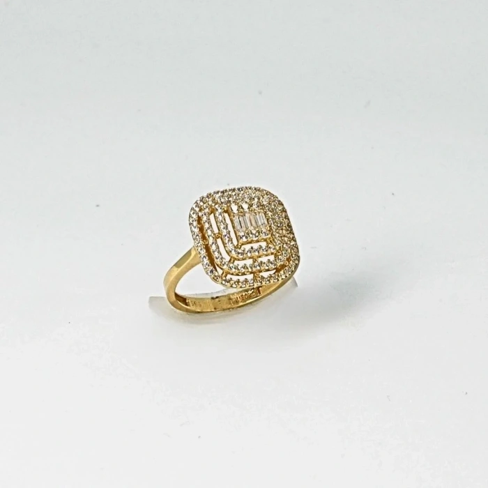 14 Ayar Altın Baget Yüzük