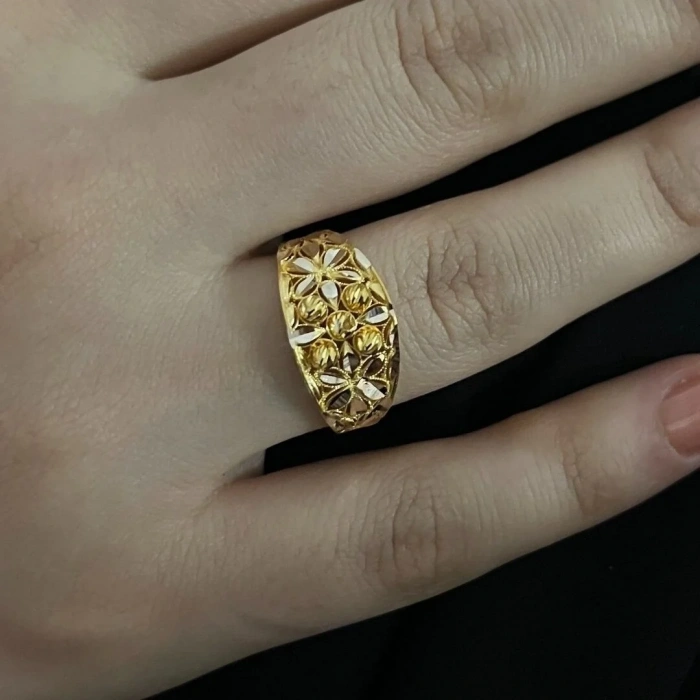 14 Ayar Altın Başak Yüzük