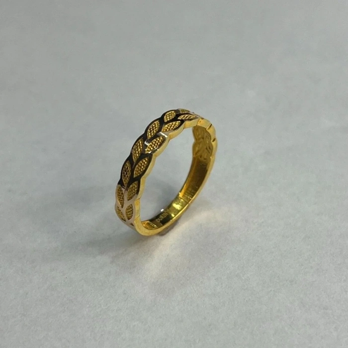 14 AYAR ALTIN ÇİFTLİ BAŞAK YÜZÜK