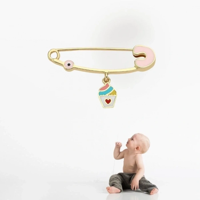 14 Ayar Altın Dondurma Bebek İğnesi
