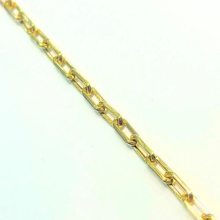 14 Ayar Altın Geniş Ataç Bileklik