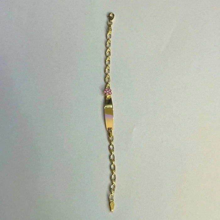 14 Ayar Altın Papatya Çocuk Bileklik