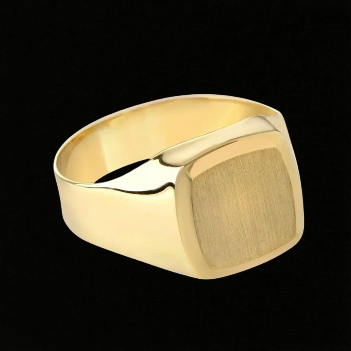 14 Ayar Altın Sade Erkek Yüzüğü