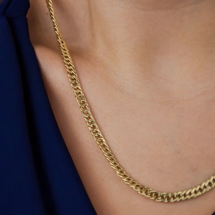 14 Ayar Altın Süzme Gurmet Zincir