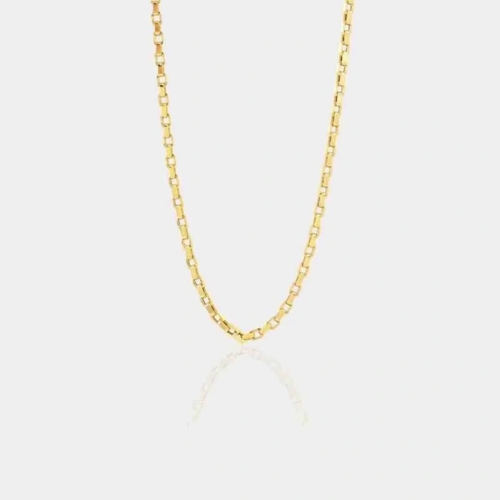 14 Ayar Erkek Altın Zincir 55 cm