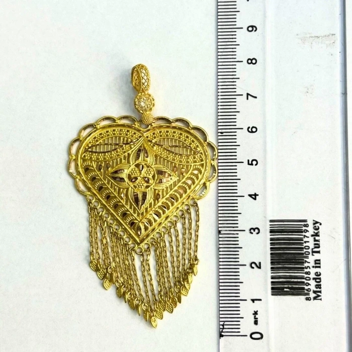 8 Ayar Altın Hint Kolye