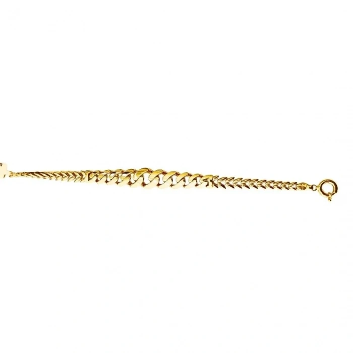 8 Ayar Altın Sarı Gurmet Bileklik