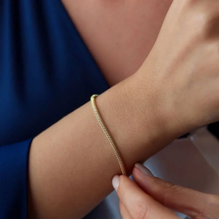 Altın Jessica Bileklik