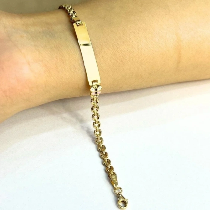 Altın Kelebek Çocuk Bileklik