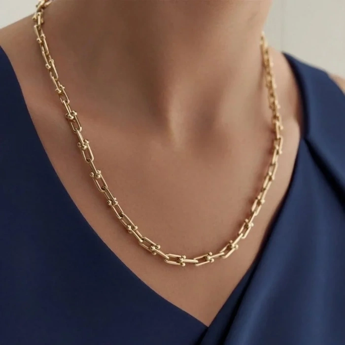 Altın Tiffany Zincir Kolye