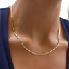14 Ayar Altın İtalyan Ezme Zincir